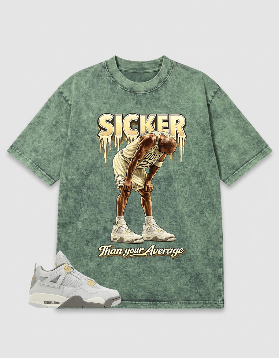 Grey Photon Dust 4s Zadago Washed T-shirt Sicker Than Your Average Graphic