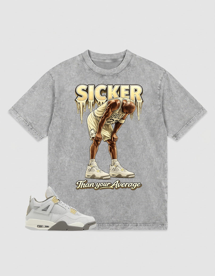 Grey Photon Dust 4s Zadago Washed T-shirt Sicker Than Your Average Graphic