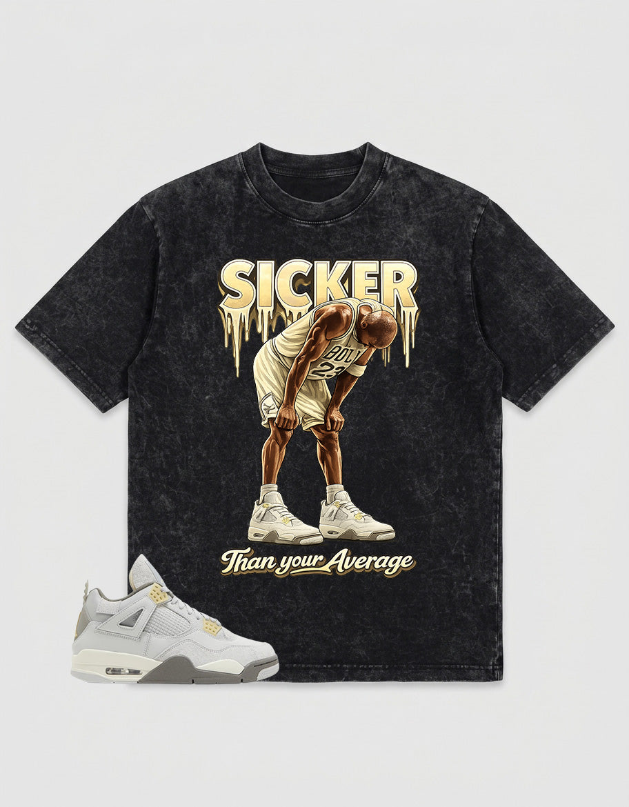 Grey Photon Dust 4s Zadago Washed T-shirt Sicker Than Your Average Graphic