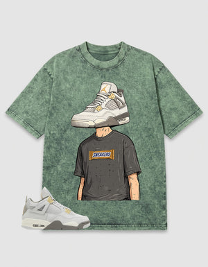 Grey Photon Dust 4s Zadago Washed T-shirt Sneakerhead Graphic