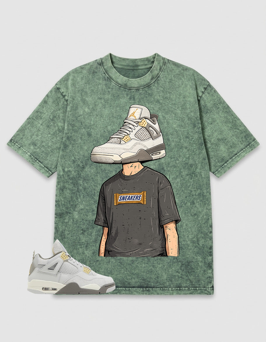 Grey Photon Dust 4s Zadago Washed T-shirt Sneakerhead Graphic