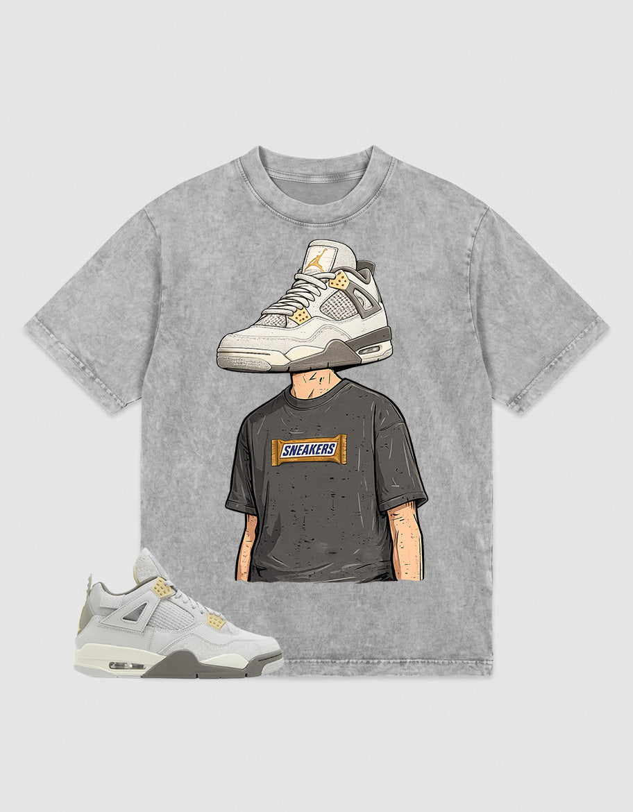 Grey Photon Dust 4s Zadago Washed T-shirt Sneakerhead Graphic
