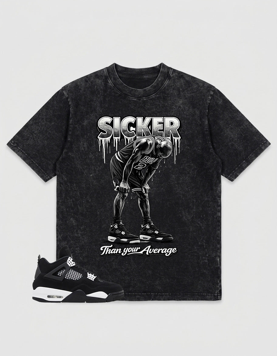 White Thunder 4s Zadago Washed T-shirt Sicker Than Your Average Graphic
