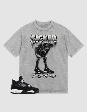 White Thunder 4s Zadago Washed T-shirt Sicker Than Your Average Graphic