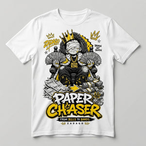 Yellow Thunder 4s Zadago Shirt Paper Chaser Graphic