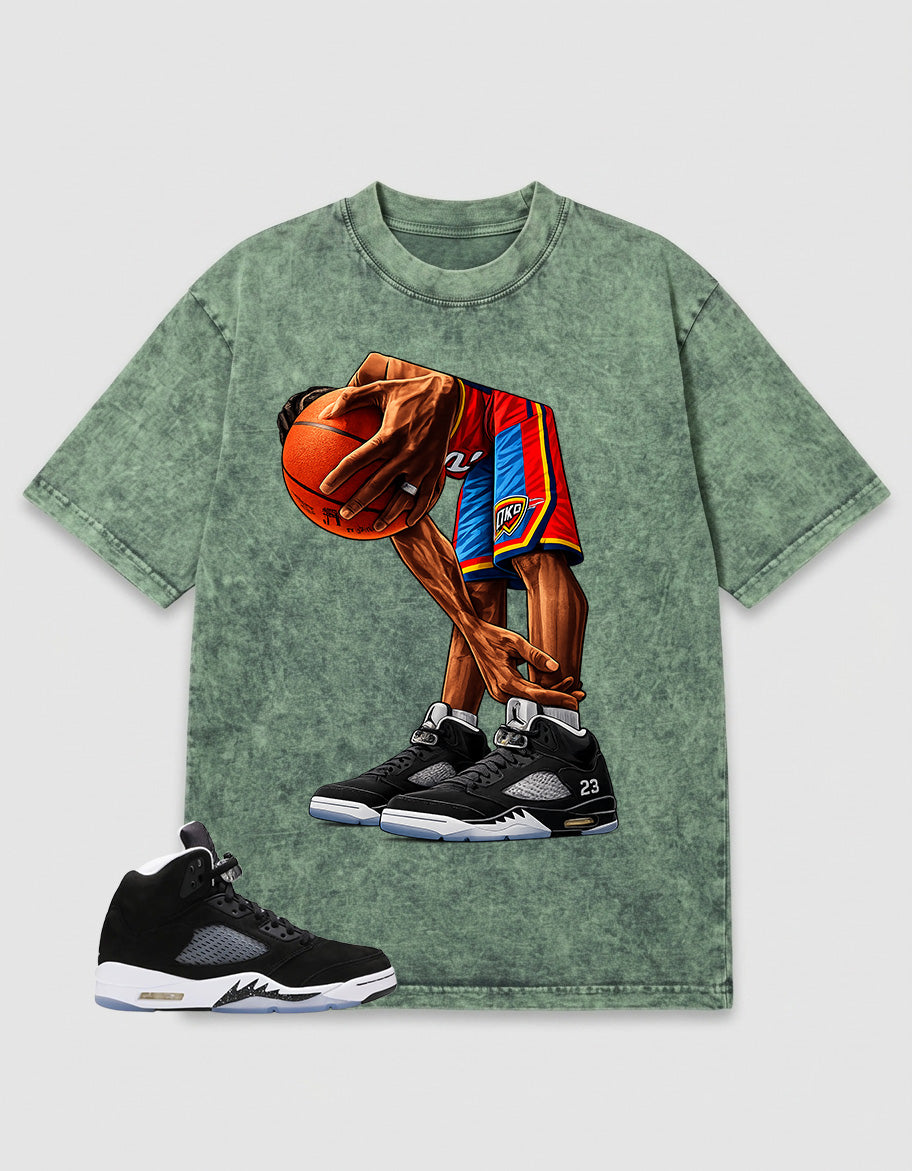 Oreo 5s Zadago Washed T-shirt Ball Time Graphic