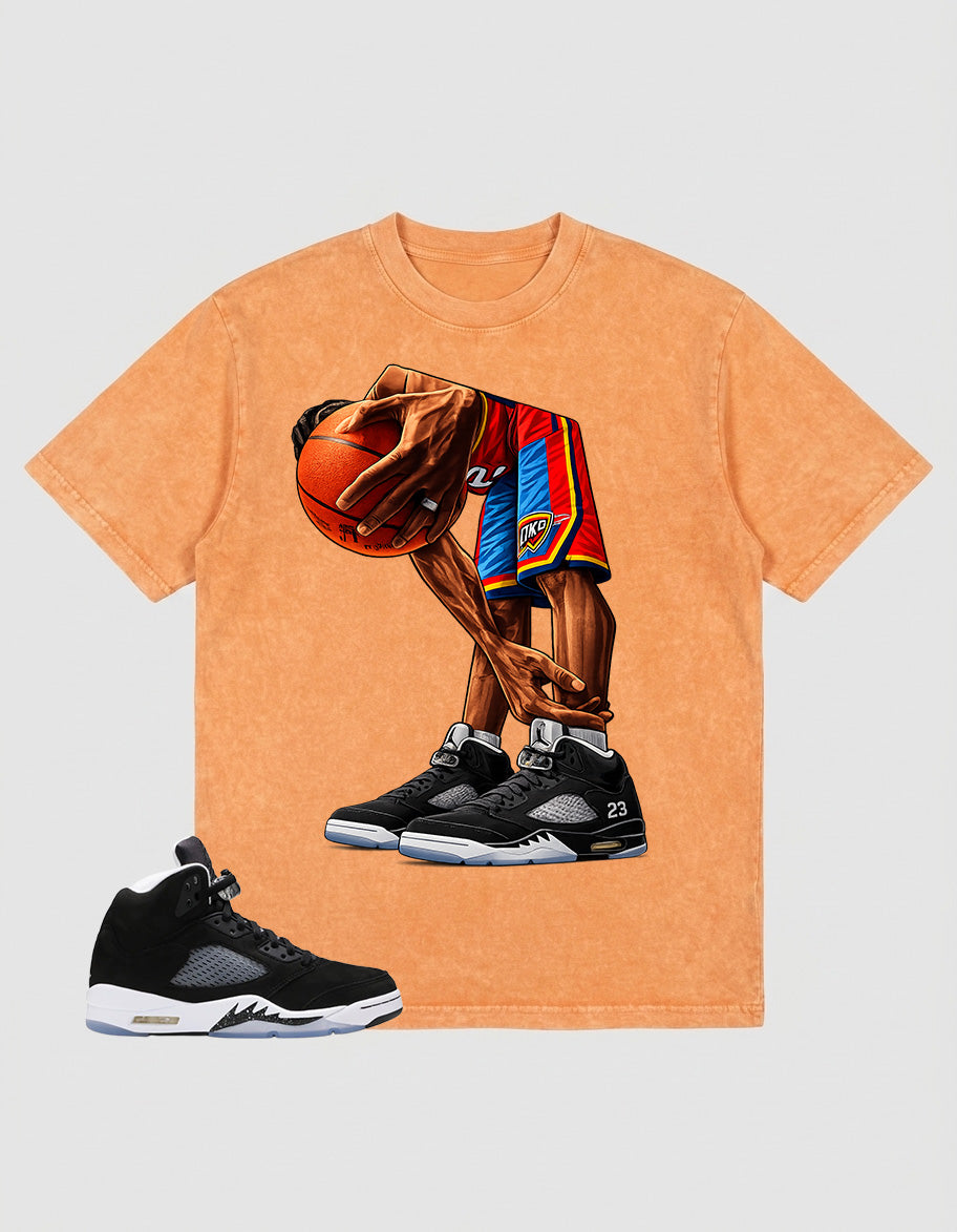 Oreo 5s Zadago Washed T-shirt Ball Time Graphic
