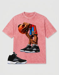 Oreo 5s Zadago Washed T-shirt Ball Time Graphic