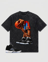 Oreo 5s Zadago Washed T-shirt Ball Time Graphic