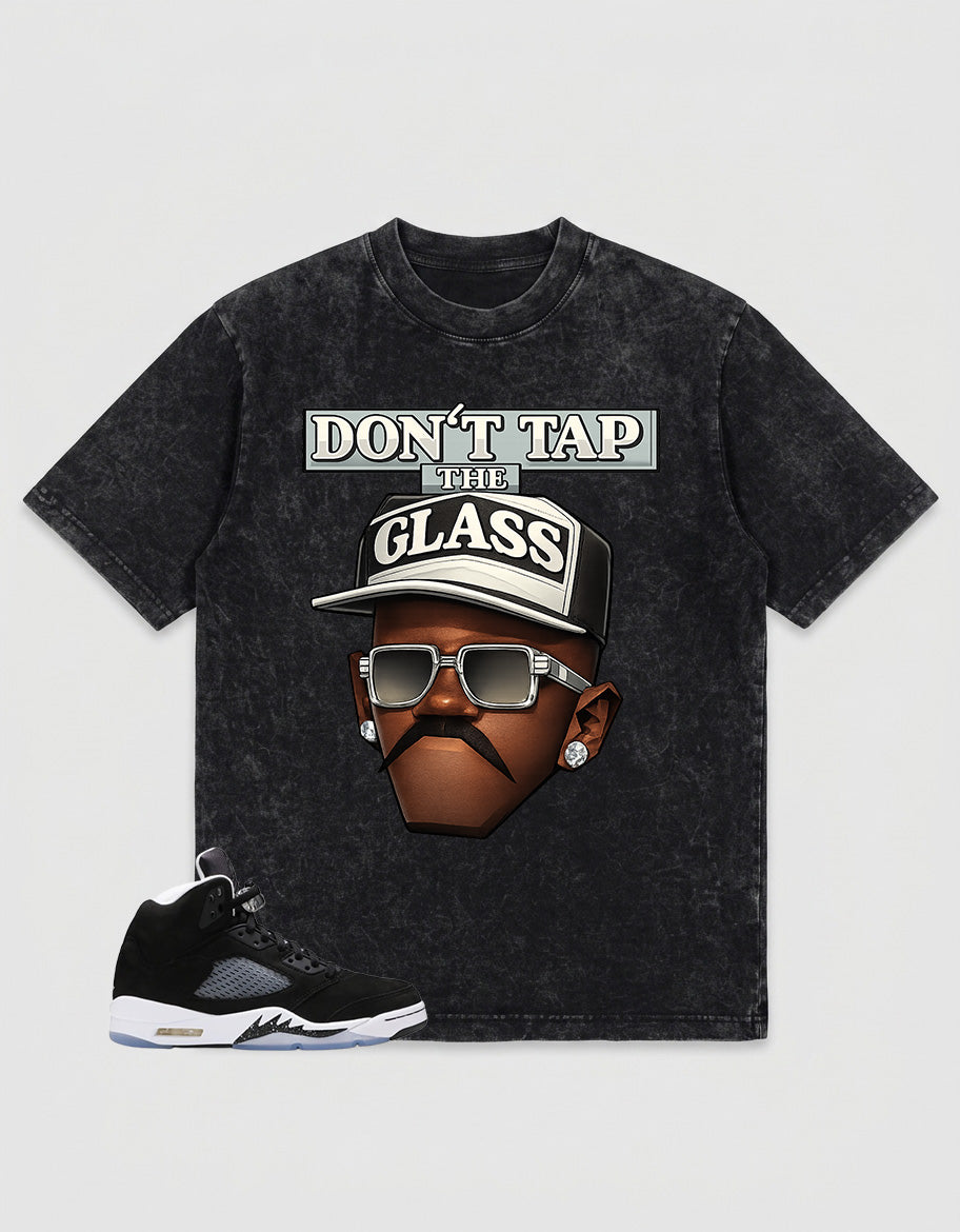Oreo 5s Zadago Washed T-shirt Don't Tap The Glass Graphic
