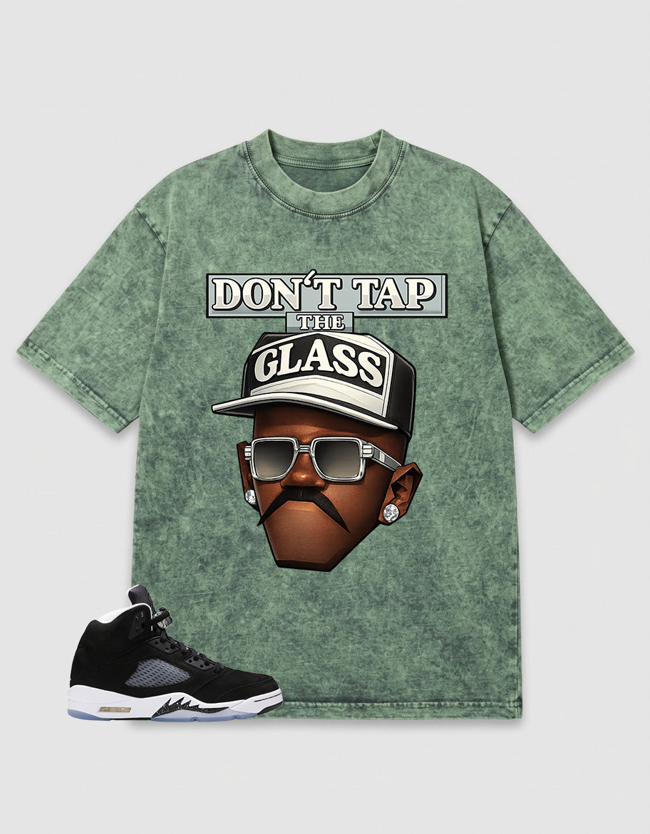 Oreo 5s Zadago Washed T-shirt Don't Tap The Glass Graphic