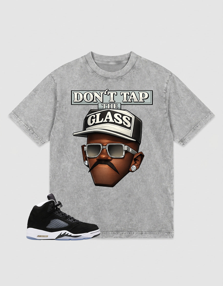 Oreo 5s Zadago Washed T-shirt Don't Tap The Glass Graphic