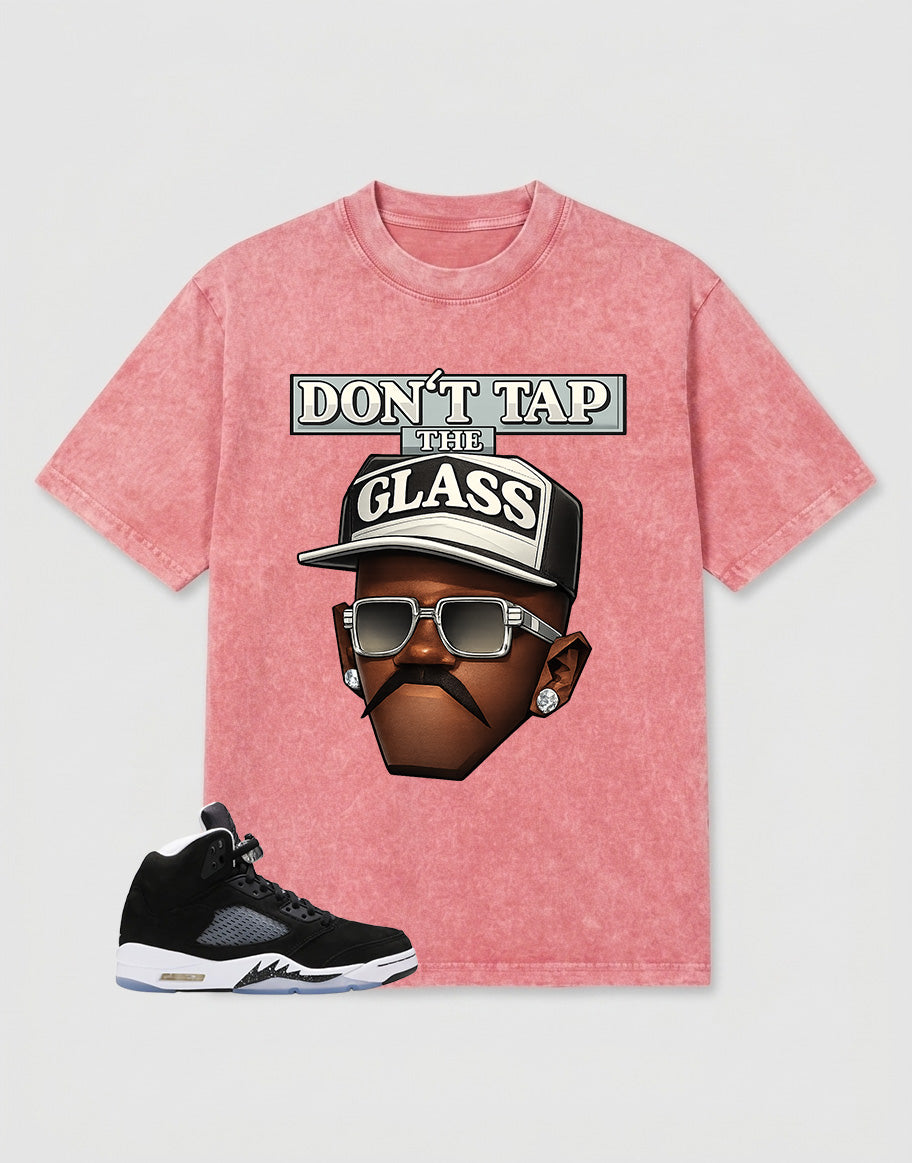 Oreo 5s Zadago Washed T-shirt Don't Tap The Glass Graphic