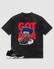 Cool Grey Oreo 5s Zadago Washed T-shirt Got 'Em GS Graphic