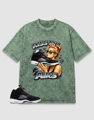Oreo 5s Zadago Washed T-shirt Kiss My Airs Graphic