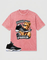 Oreo 5s Zadago Washed T-shirt Kiss My Airs Graphic