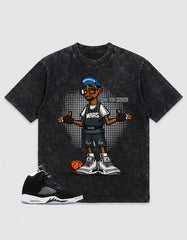 Oreo 5s Zadago Washed T-shirt Mars Do You Know Graphic