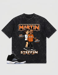 Cool Grey Oreo 5s Zadago Washed T-shirt Martin Steppin Graphic