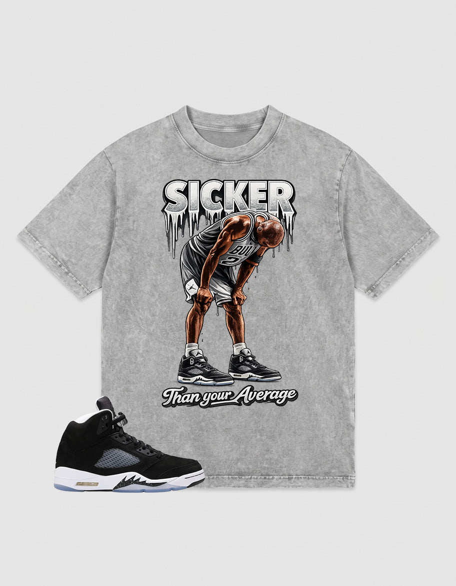 Cool Grey Oreo 5s Zadago Washed T-shirt Sicker Than Your Average Graphic