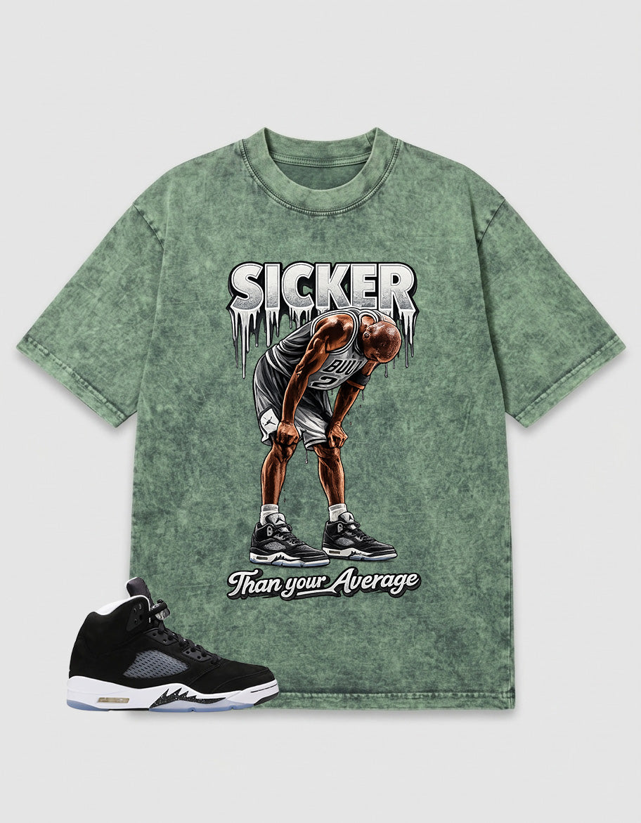 Cool Grey Oreo 5s Zadago Washed T-shirt Sicker Than Your Average Graphic