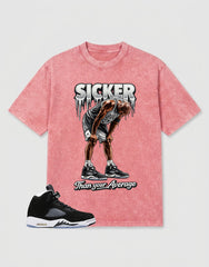 Cool Grey Oreo 5s Zadago Washed T-shirt Sicker Than Your Average Graphic