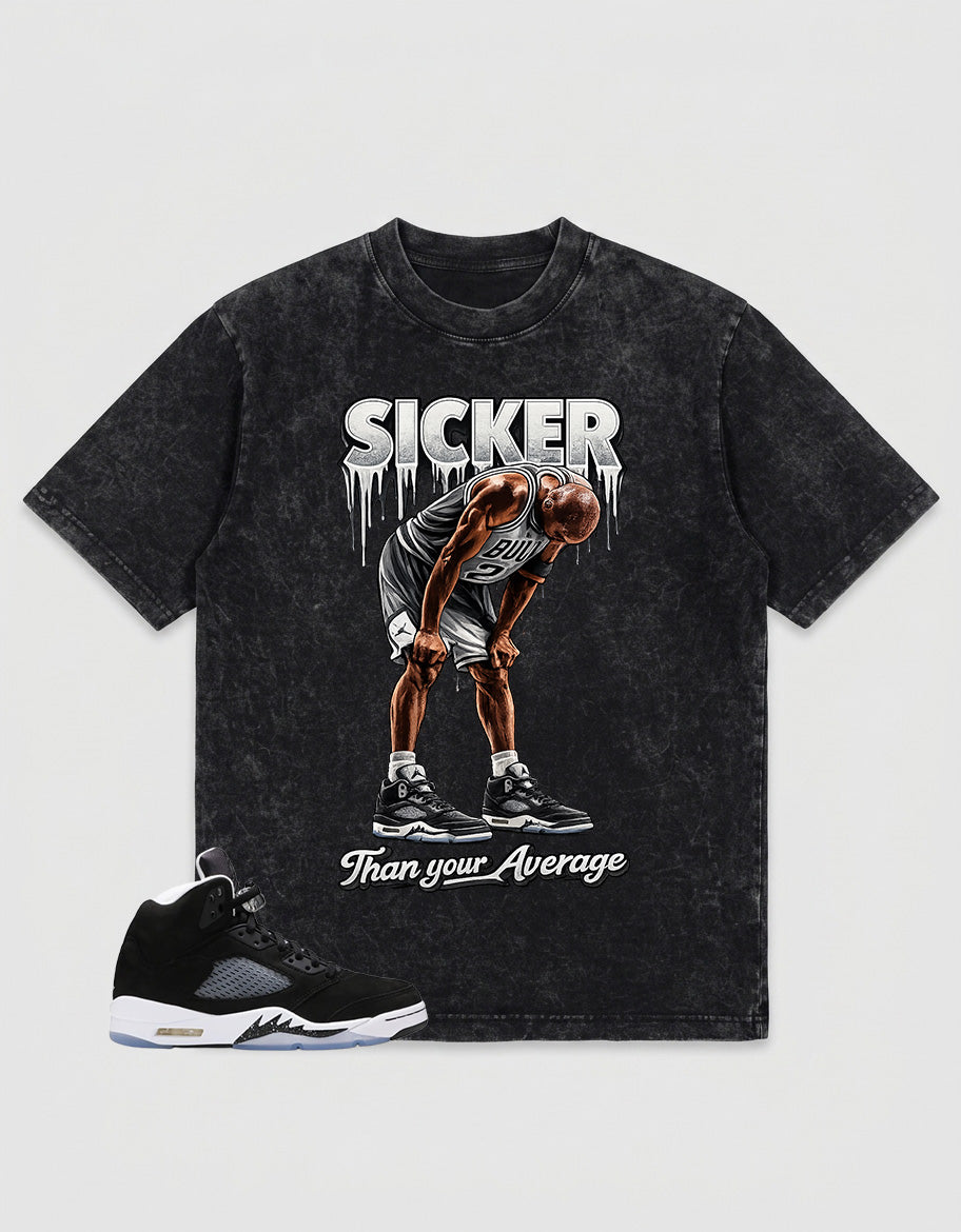 Cool Grey Oreo 5s Zadago Washed T-shirt Sicker Than Your Average Graphic