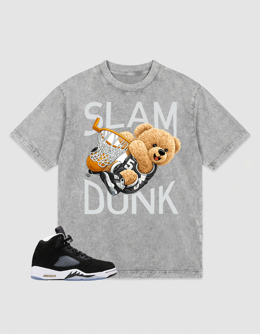 Oreo 5s Zadago Washed T-shirt Slam Dunk Graphic