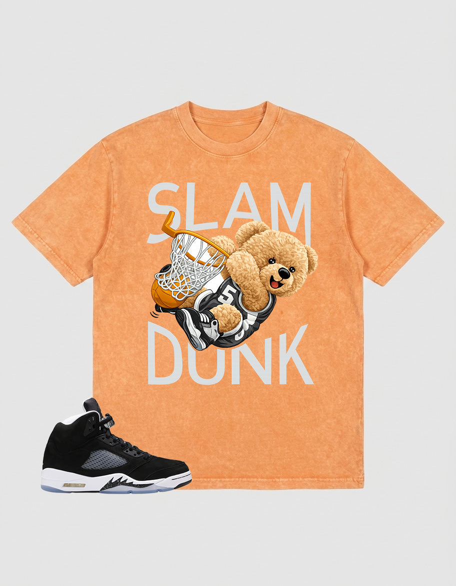 Oreo 5s Zadago Washed T-shirt Slam Dunk Graphic