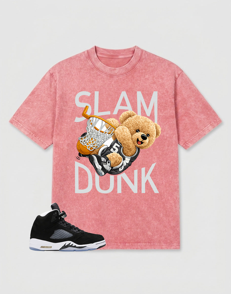 Oreo 5s Zadago Washed T-shirt Slam Dunk Graphic