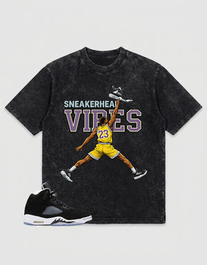 Oreo 5s Zadago Washed T-shirt Sneakerhead Vibes Graphic