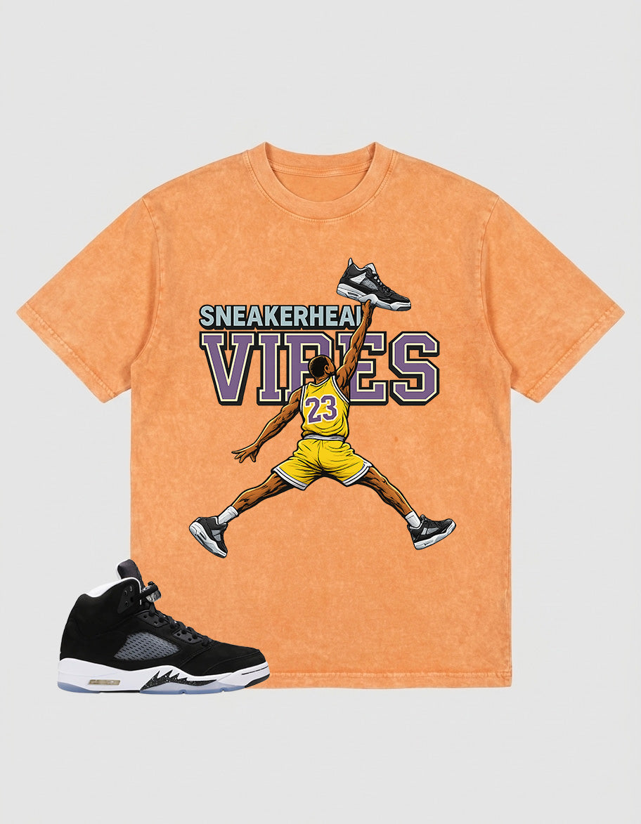 Oreo 5s Zadago Washed T-shirt Sneakerhead Vibes Graphic