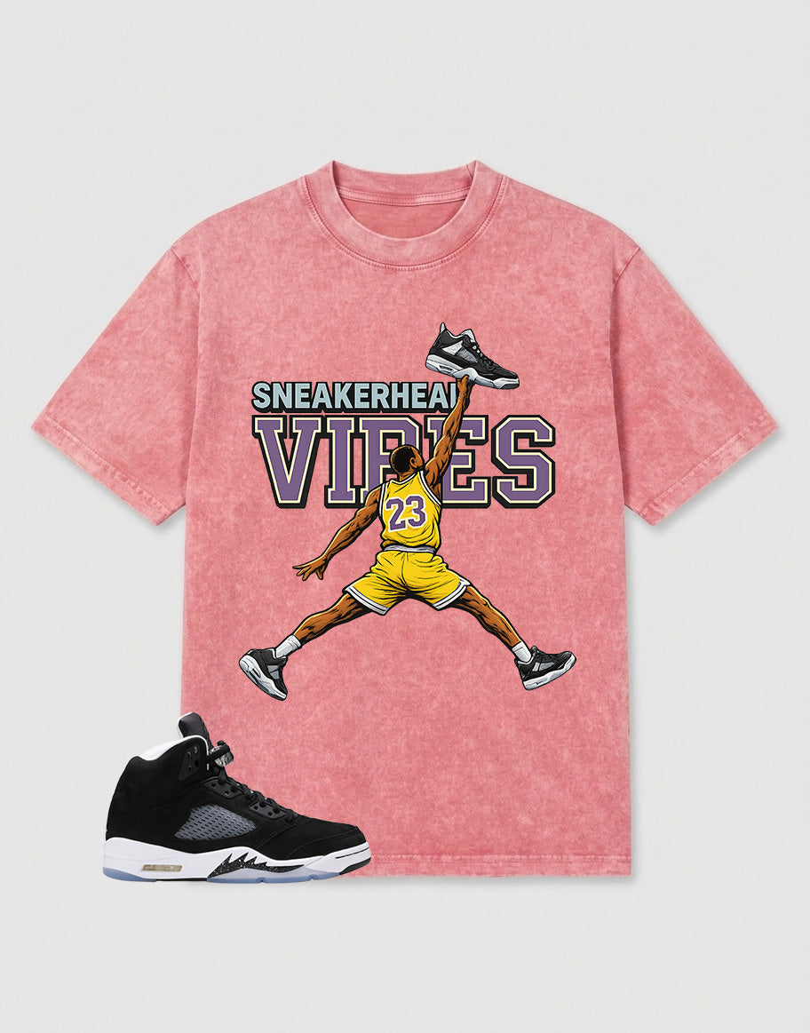 Oreo 5s Zadago Washed T-shirt Sneakerhead Vibes Graphic