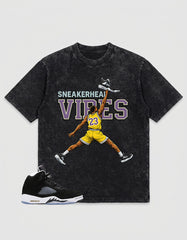 Oreo 5s Zadago Washed T-shirt Sneakerhead Vibes Graphic