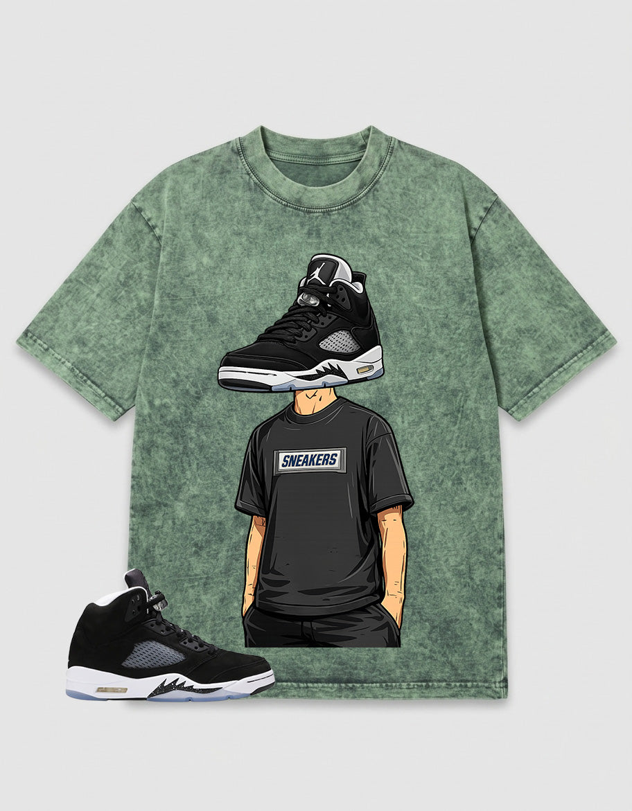 Oreo 5s Zadago Washed T-shirt Sneakerhead Graphic