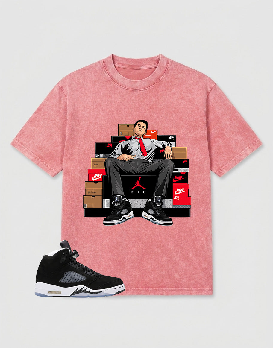 Cool Grey Oreo 5s Zadago Washed T-shirt Sole Boss Graphic