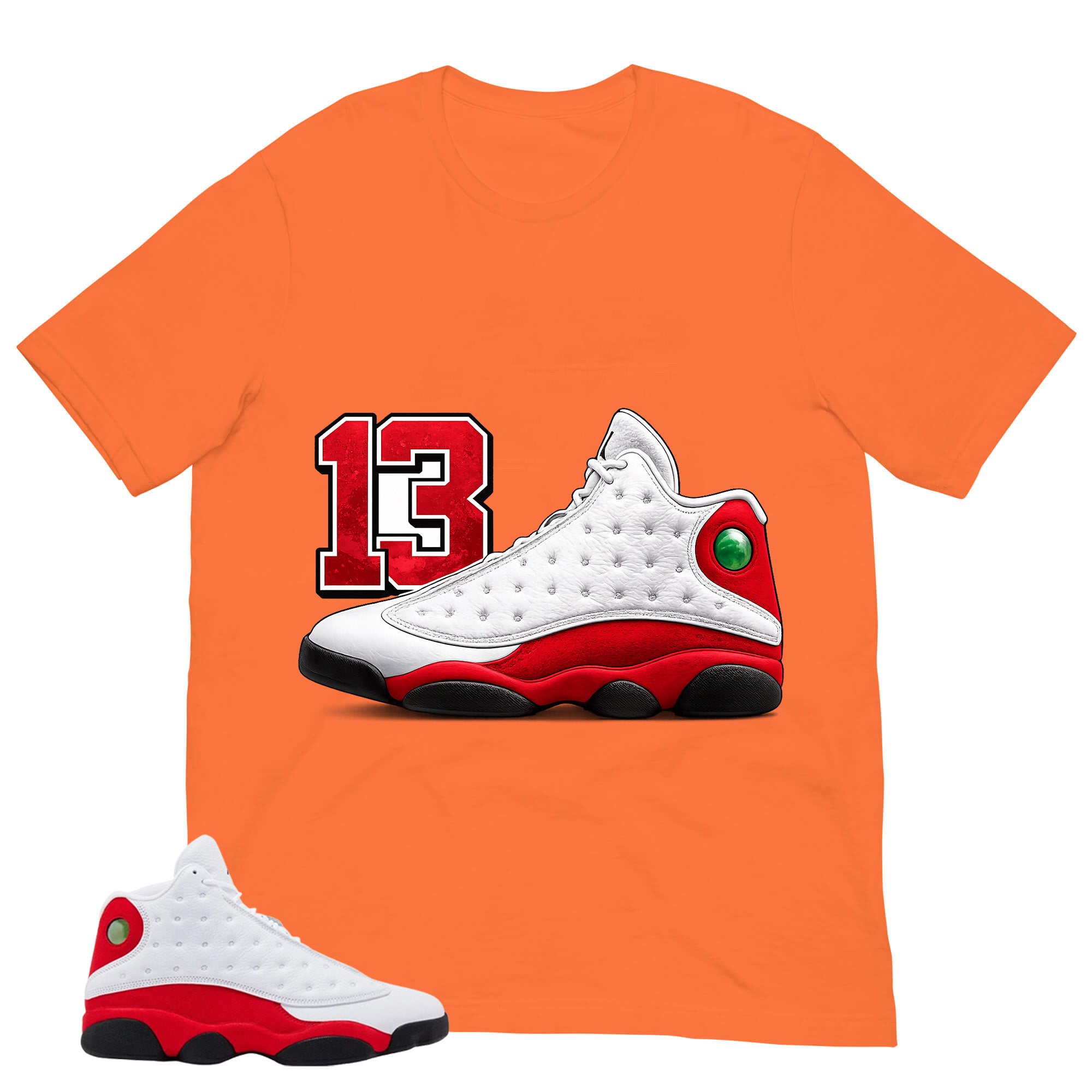 AJ 13 Sneaker Shirt - Match Air Jordan 13 'True Red' 2026