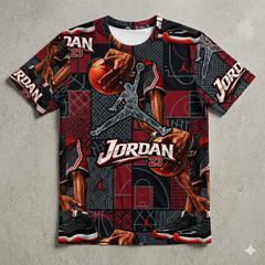 All Over Print Shirt to Match Bred 11s - Jordan 23 Shirt
