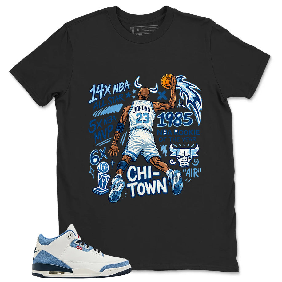 All Star MJ 23 Shirt - Match Levi’s x Air Jordan 3 Retro 'All-Star'