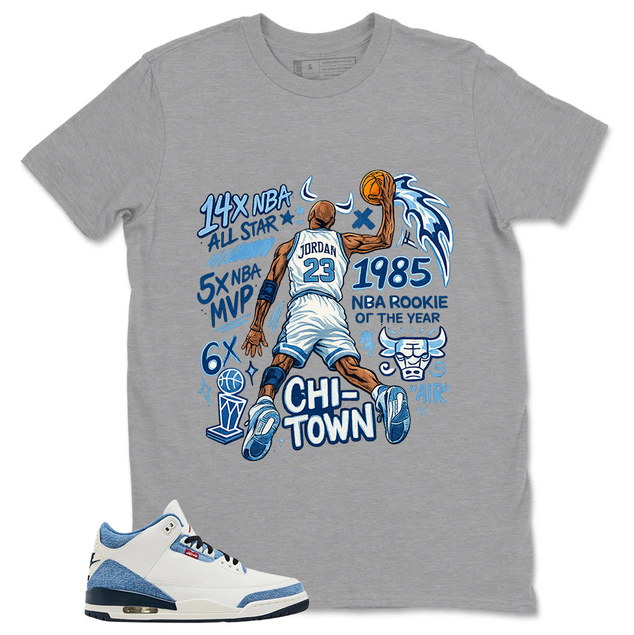 All Star MJ 23 Shirt - Match Levi’s x Air Jordan 3 Retro 'All-Star'