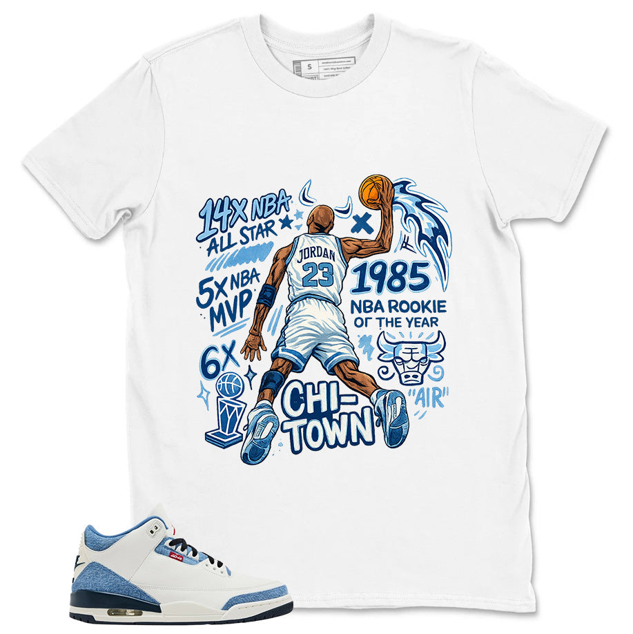 All Star MJ 23 Shirt - Match Levi’s x Air Jordan 3 Retro 'All-Star'