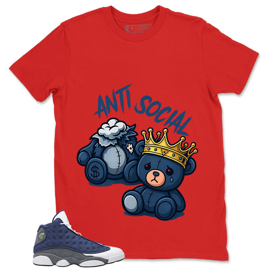 Anti Social Shirt - Match Air Jordan 13 Flint 2020