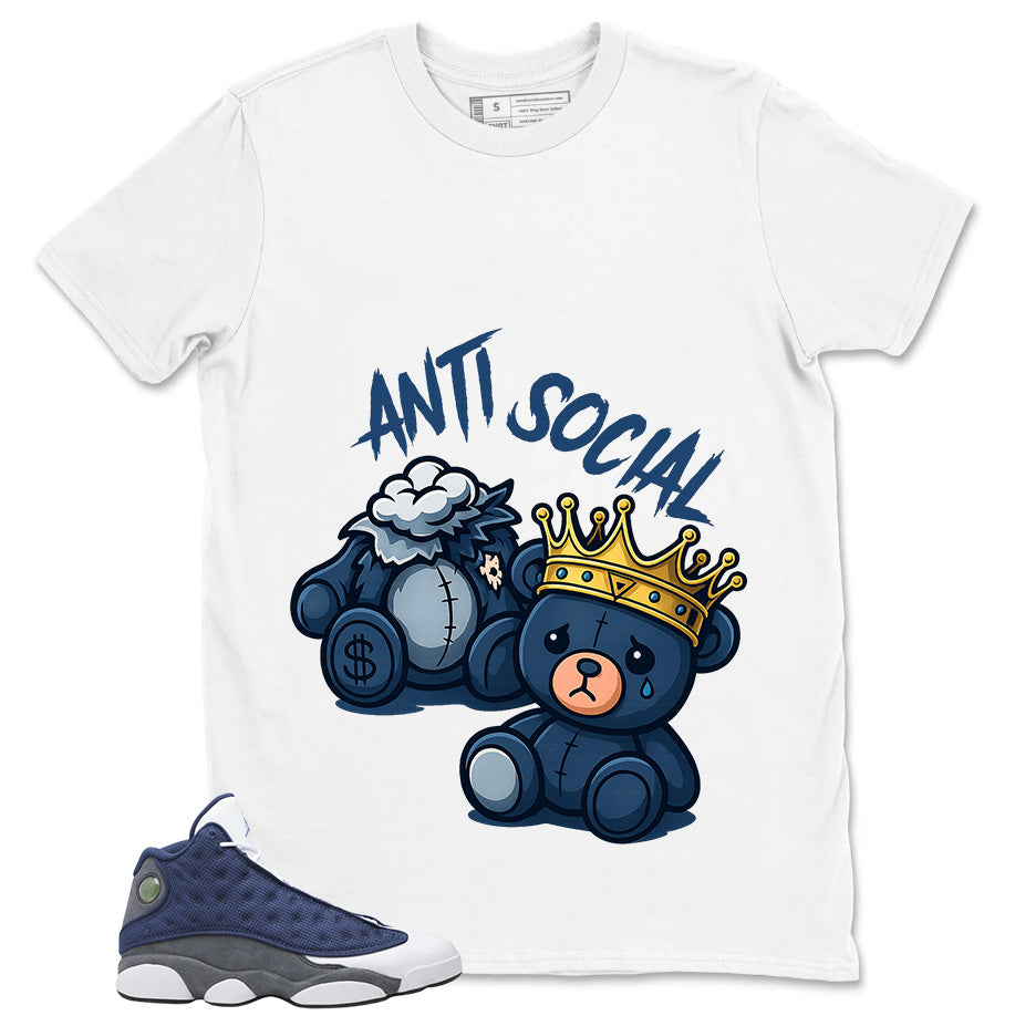 Anti Social Shirt - Match Air Jordan 13 Flint 2020