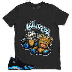 Anti Social Shirt - Match Air Jordan 14 Black University Blue 2026