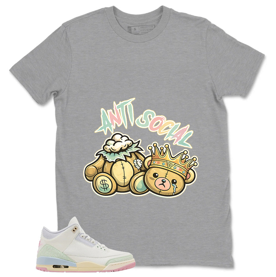 Anti Social Shirt - Match Air Jordan 3 Spring is In The Air