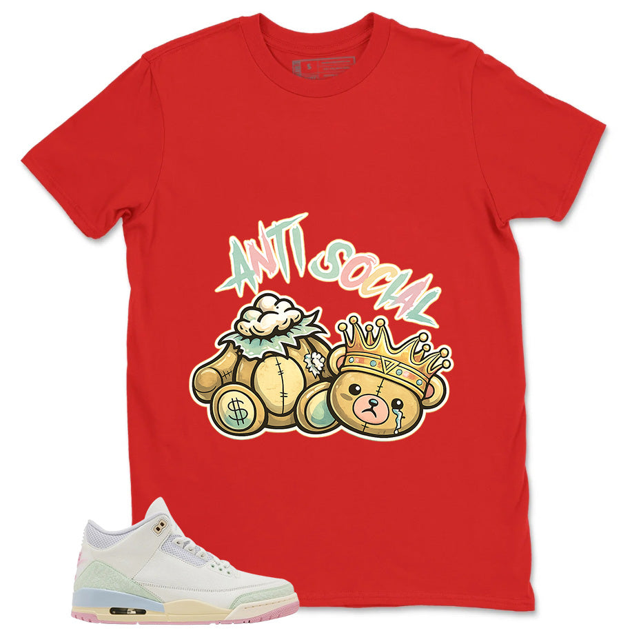 Anti Social Shirt - Match Air Jordan 3 Spring is In The Air