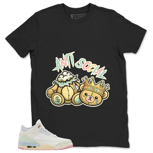 Anti Social Shirt - Match Air Jordan 3 Spring is In The Air