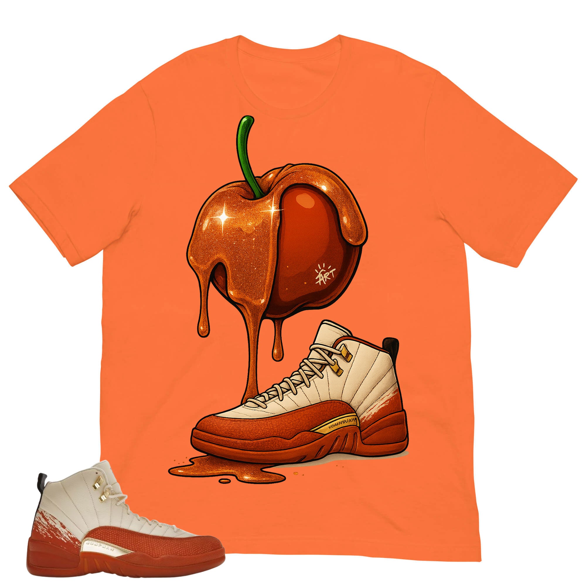 Apple Dripping Shirt - Match Eastside Golf x Air Jordan 12 'Out the Mud'