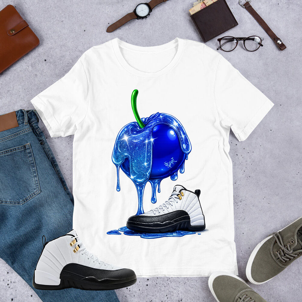 Apple Dripping Shirt - Match Air Jordan 12 'Taxi'