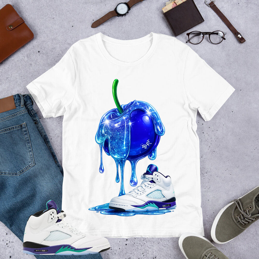 Apple Dripping Shirt - Matching Air Jordan 5 Retro 'Grape' 2025