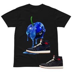 Apple Dripping Sneaker Shirt - Match Air Jordan 1 Flight Club